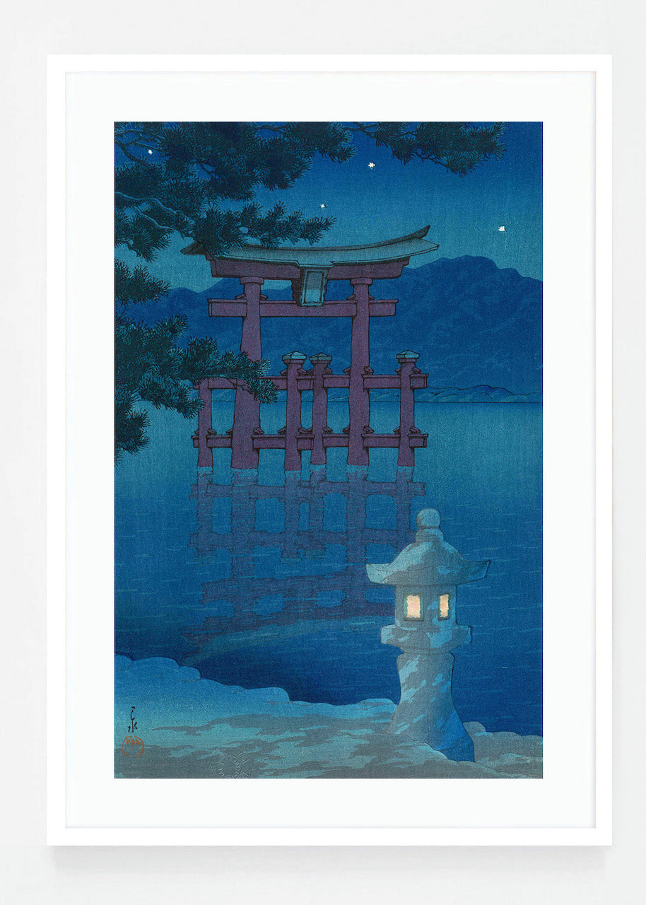 Starlit Night Miyajima Shrine