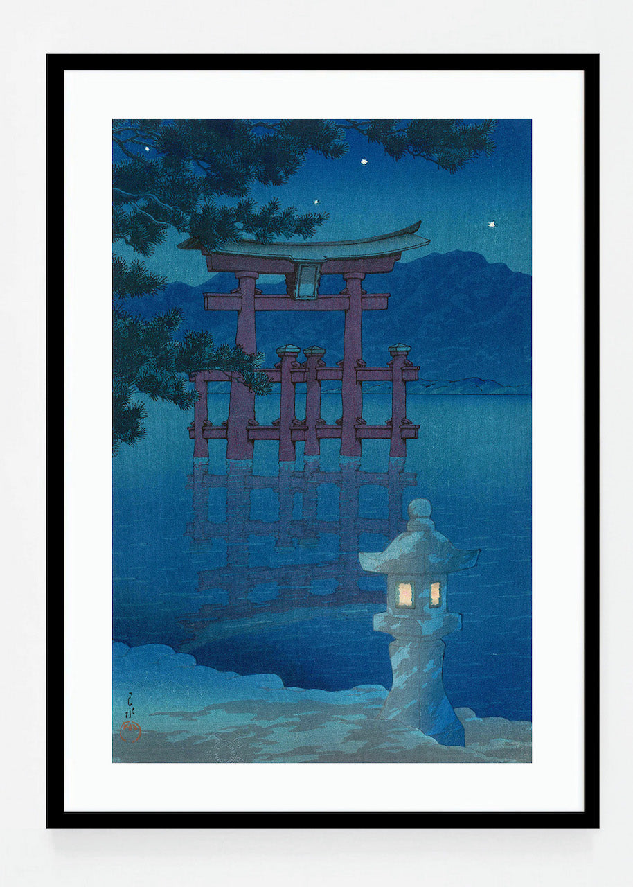 Starlit Night Miyajima Shrine