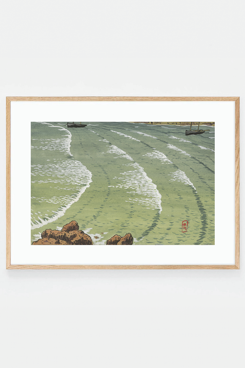 Vague mer montante