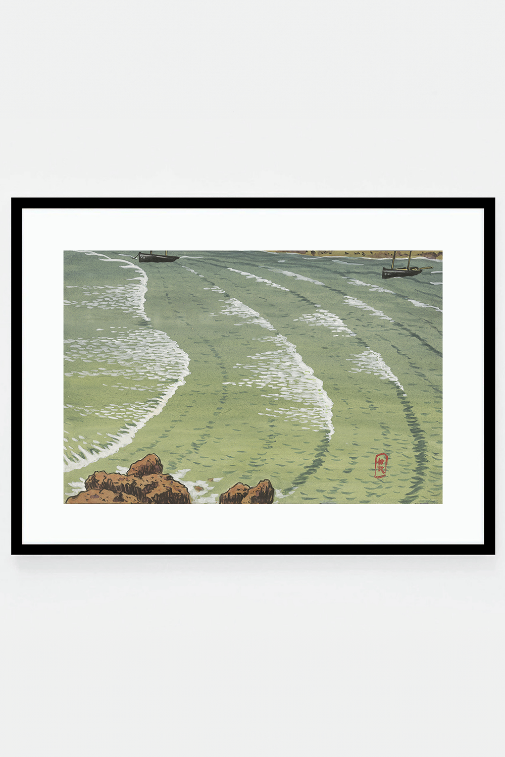 Vague mer montante