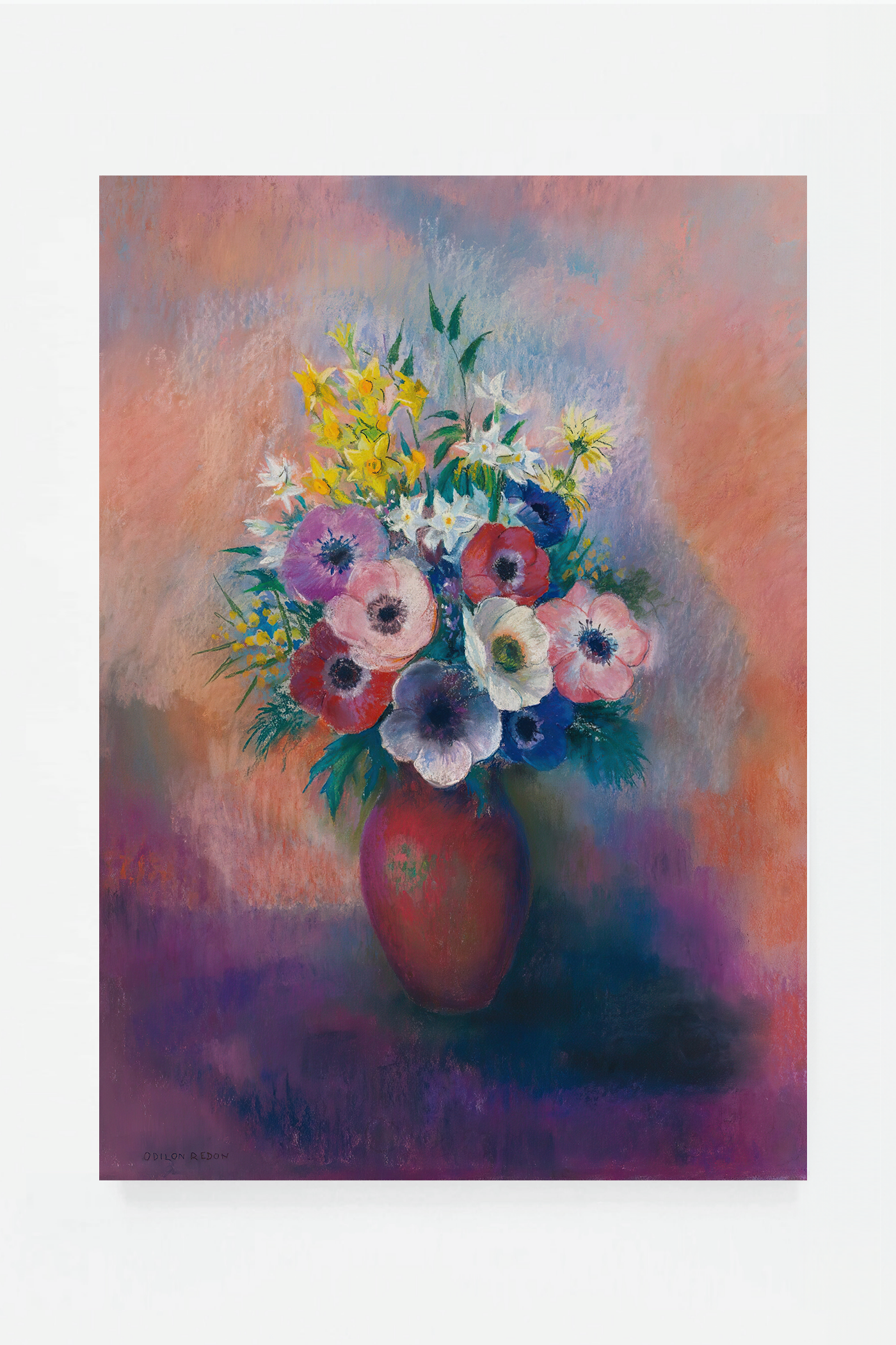 Vase d'anémones