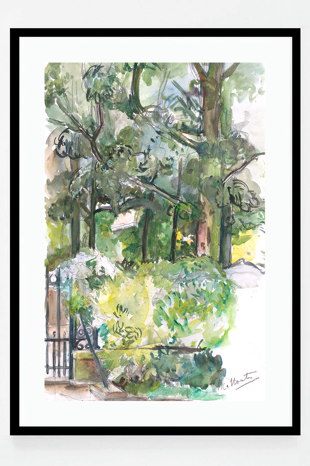 View in garden