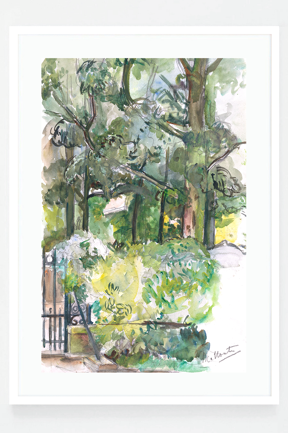 View in garden