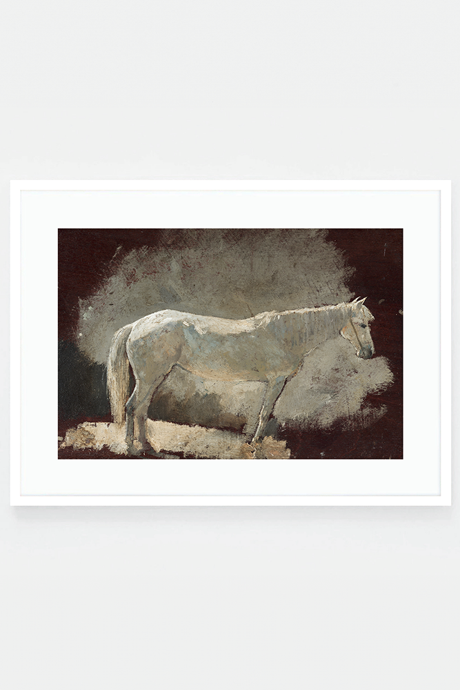 White mare