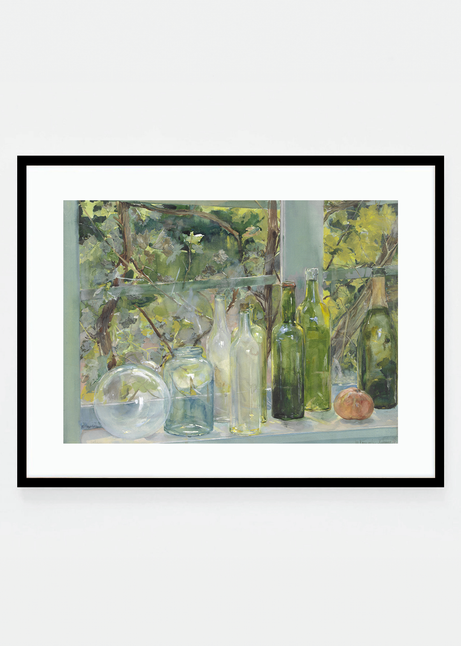 Windowsill with Bottles