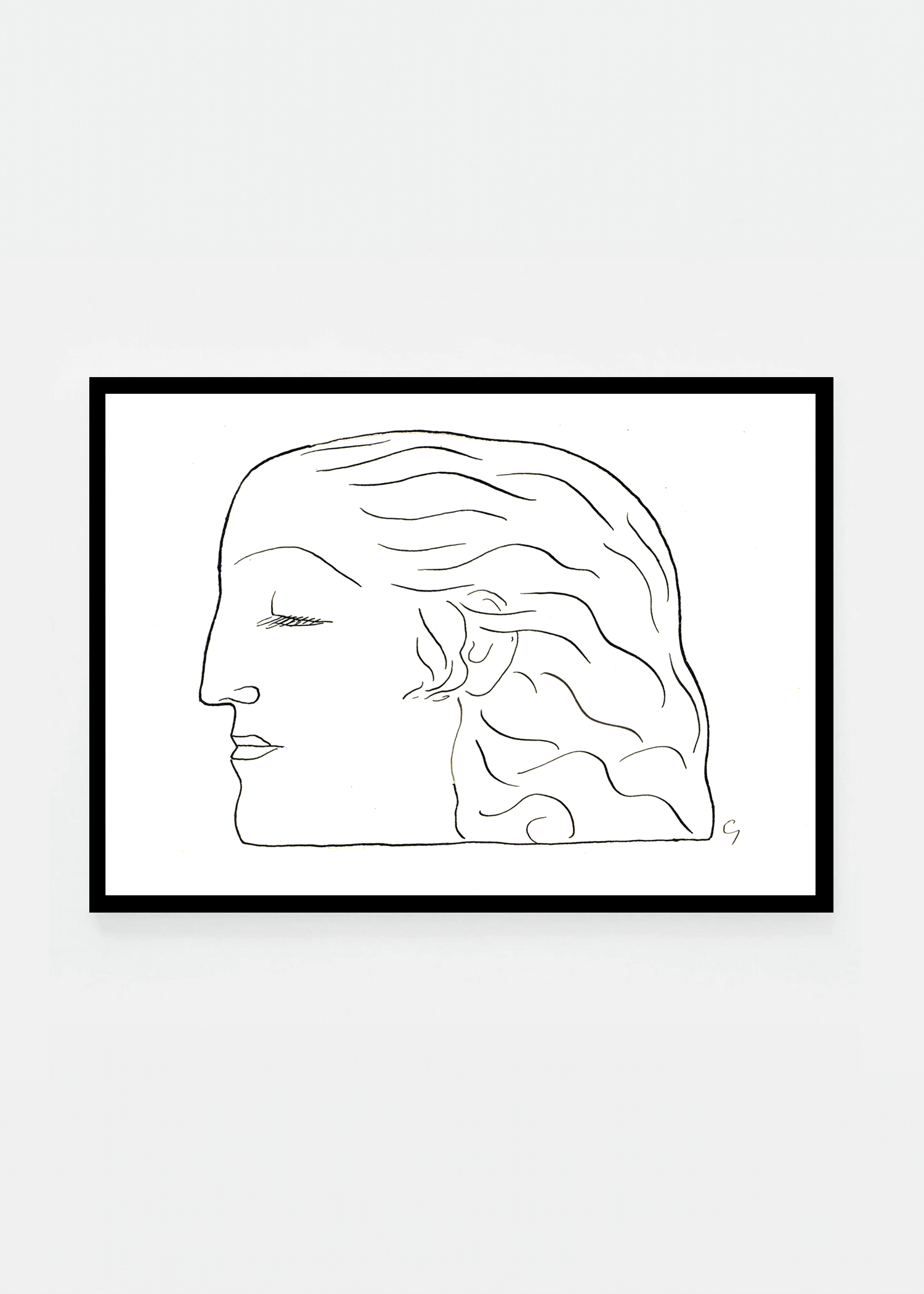Woman's head
