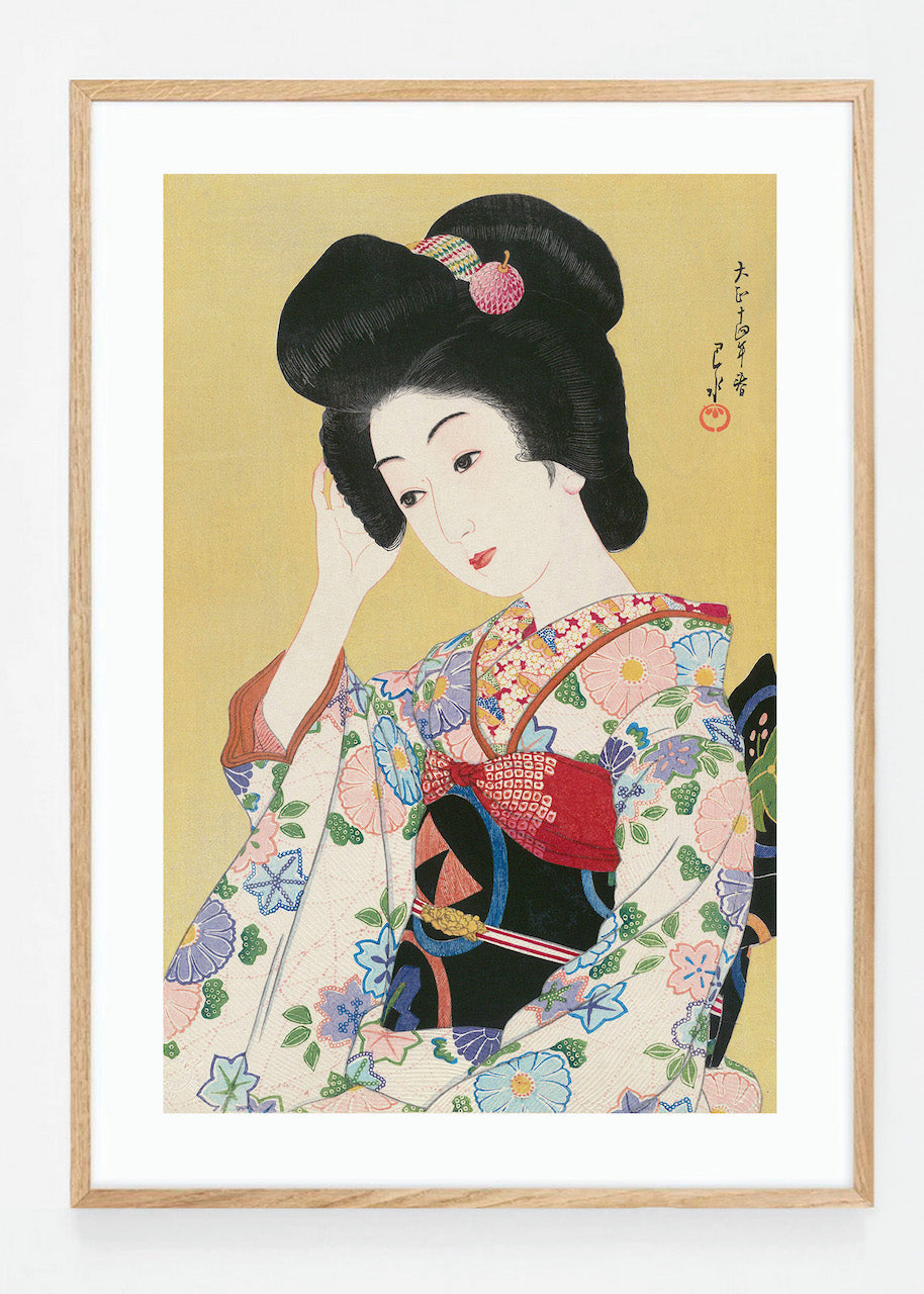 Woman in kimono