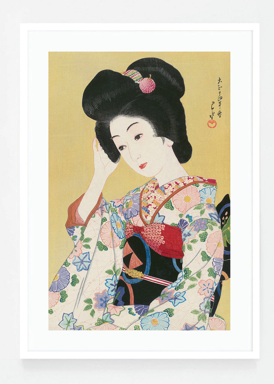 Woman in kimono
