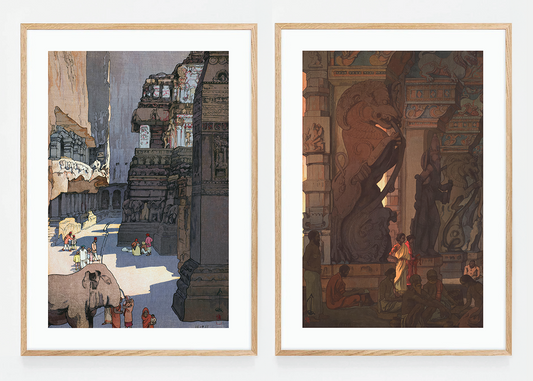 Set of two India scenery prints I