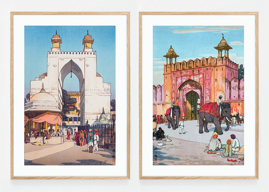 Set of two India scenery prints III