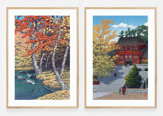 Set of two autumn prints III