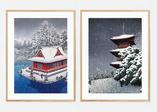 Set of two winter prints II