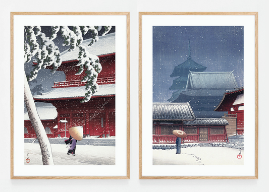 Set of two winter prints I